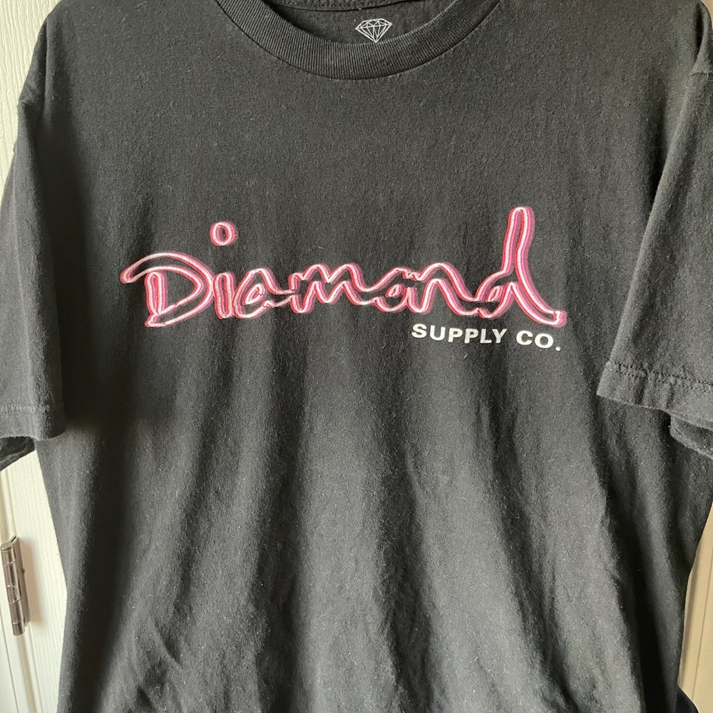 Neon diamond shirt